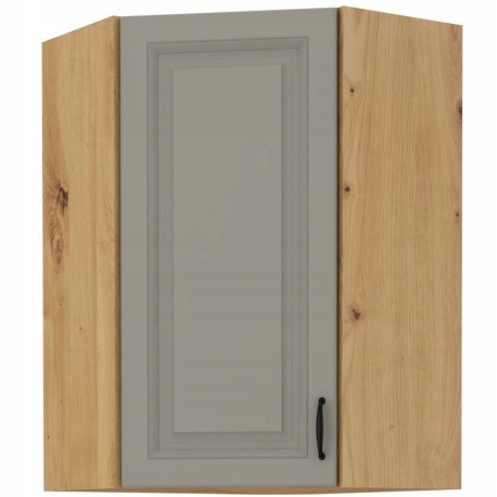 Szafka kuchenna górna STILO 60x60 GN-90 (45°) 1F CLAYGREY/DĄB ARTISAN