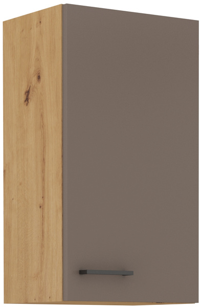 Meble Kuchenne BOLONIA 260 cm, TRUFFLE GREY, DĄB ARTISAN