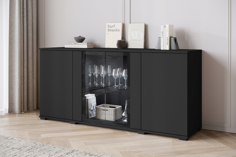 Komoda CARO 154 Czarny