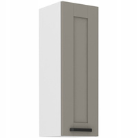 Szafka kuchenna górna LUNA 30 G-90 1F CLAY GREY / BIAŁY MAT