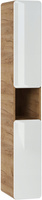 Słupek, szafka 805 25cm, Meble łazienkowe ARUBA Dąb Craft / Biały Połysk