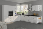 Szafka kuchenna górna narożna STILO 60x60 GN-72 (45°) 1F CLAYGREY/BIAŁY MAT