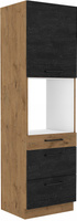 Szafka kuchenna VIGO 60 DPS-210 3S 1F DARK WOOD / DĄB LANCELOT