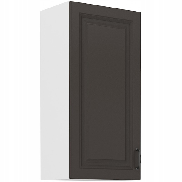 Szafka kuchenna górna STILO 45 G-90 1F GRAFIT MAT/BIAŁY MAT