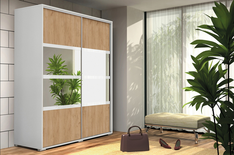 Szafa przesuwna A9 100 / 245 / 62 lustro, różne kolory i rozmiary