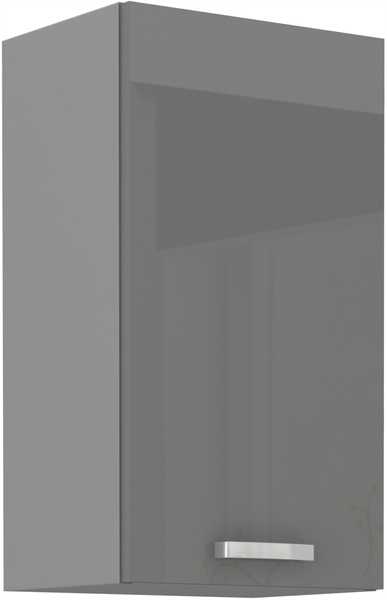 Szafka kuchenna górna GREY 45 G-72 1F SZARY POŁYSK / SZARY PLATYNOWY