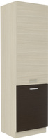 Szafka kuchenna wysoka, słupek 60 DK-210 2F DĄB FERRARA, LEGNO CIEMNE, Meble Kuchenne CHAMONIX