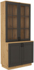 Nadstawka FLAWIA 100 2D Dąb Artisan / Grafit