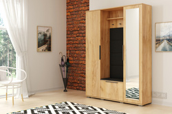 Garderoba LAURA panele 120cm lustro PRAWA