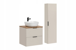 Meble łazienkowe ADEL CASHMERE 60, Zestaw z umywalką nablatową