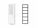 Witryna CEZAR 5L, Witryna 60cm, Meble do Salonu CEZAR, LED, BIAŁY