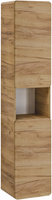 Słupek, Szafka łazienkowa 800 35cm, Meble łazienkowe ARUBA Dąb Craft Złoty