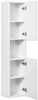 Zestaw meblowy 100cm, blat, słupek, umywalka, Meble łazienkowe NOVA Biała