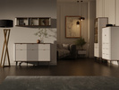 Komoda MARLY 9 160cm, Meble Pokojowe MARLY, KASZMIR / ORZECH