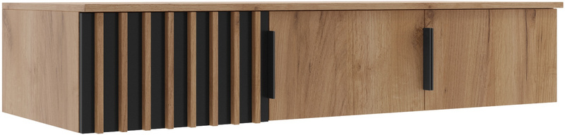 Nadstawka SORENTO 150 DĄB CRAFT ZŁOTY / CZARNY