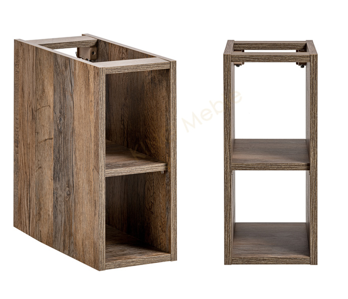 Meble łazienkowe SANTA FE TAUPE 100, Umywalka, Szafka z Lustrem, LED