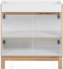 Szafka pod umywalkę 821 80cm, Meble łazienkowe BALI Dąb Craft/Biały Połysk