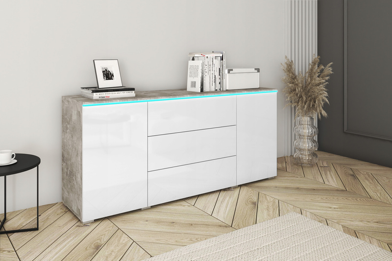 Komoda VERA 150 Czarny Grafit
