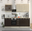 Front do zmywarki 45 cm z panelem sterującym z góry ZM 713x446 DĄB FERRARA, LEGNO CIEMNE, Meble Kuchenne CHAMONIX