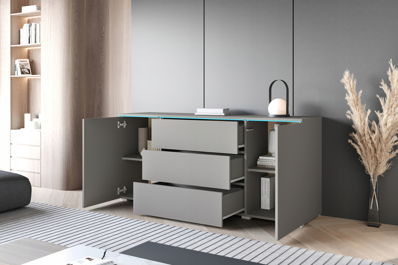 Komoda VERA 150 Szary Pallad