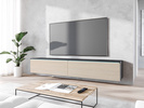 Szafka RTV Lowboard D 180cm BIAŁY / JODEŁKA MDF