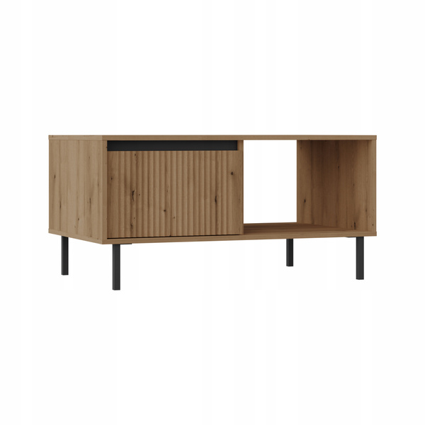 Zestaw mebli OSAKA Szafka wisząca + Szafka RTV + Komoda + Stolik DĄB EVOKE