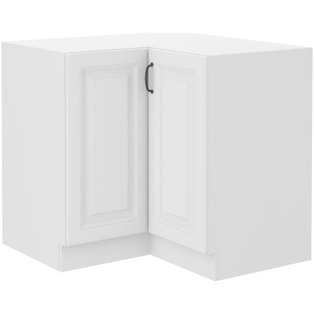 Szafka kuchenna dolna narożna STILO 90x90 DN 2F BB BIAŁY MAT