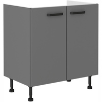 Szafka kuchenna dolna NESSA 80 ZL 2F BB ANTRACYT