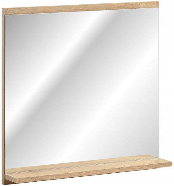 Lustro łazienkowe bez ramy 80cm, Meble łazienkowe NOVA Dąb Coast Evoke