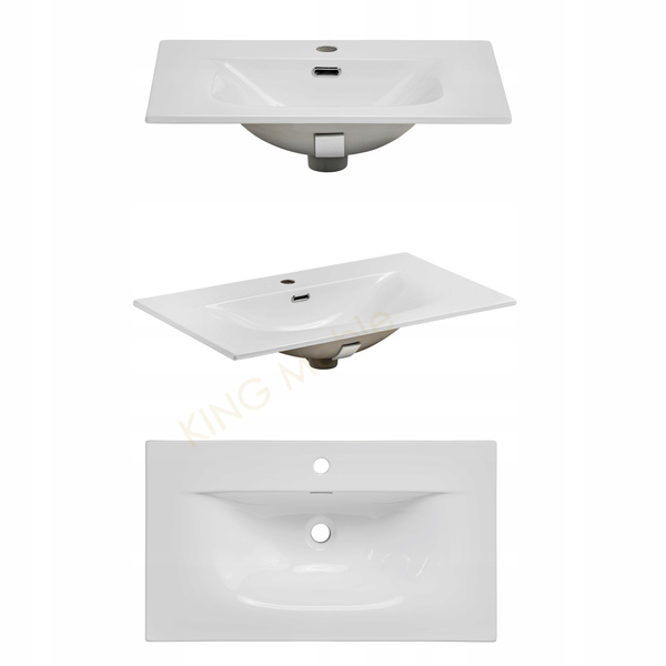 Meble łazienkowe ICONIC ROSE 80, Umywalka, Lustro, Lampa LED, 3 KOLORY