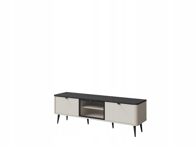 Szafka RTV MARLY 12 160cm, Meble Pokojowe MARLY, KASZMIR / ORZECH