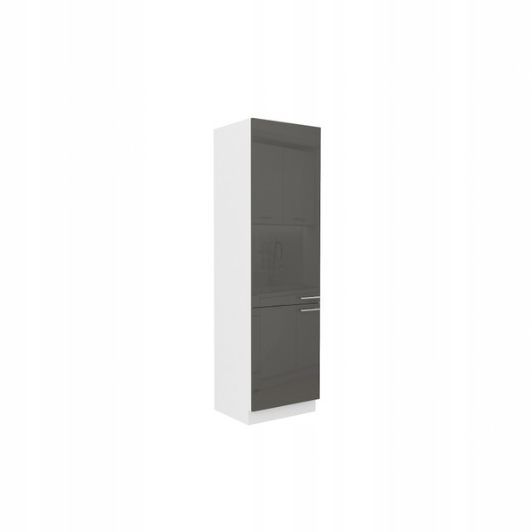 Szafka kuchenna LARA 60 DK-210 2F BIAŁY/CAPPUCCINO POŁYSK