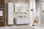 Meble łazienkowe ICONIC WHITE 60, Umywalka, Lustro, LED, 3 KOLORY