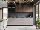 Front do zmywarki ARONA ZM 570 x 446 CASHMERE / CZARNY MAT