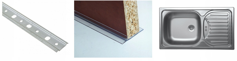 Meble kuchenne zestaw LUNA CLAY GREY / DĄB ARTISAN kuchnia szafki 150cm