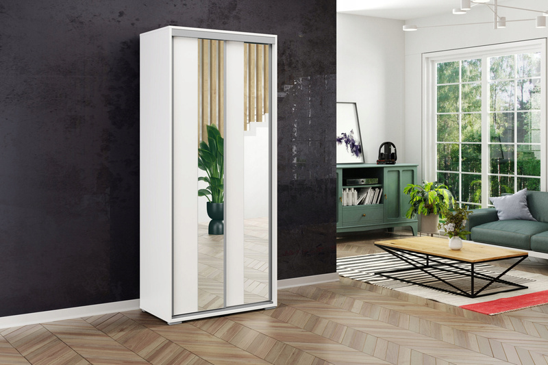 Szafa przesuwna A4 200 / 245 / 62 lustro, różne kolory i rozmiary