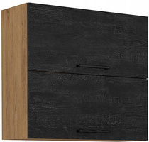 Szafka kuchenna górna VIGO 80 GU-72 2F DARK WOOD / DĄB LANCELOT