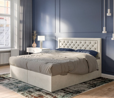 Łóżko Kontynentalne Tapicerowane BLOOM 160x200cm