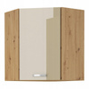Szafka kuchenna ARTISAN 60x60 GN-72 (45°) 1F CAPPUCCINO POŁYSK/DĄB ARTISAN