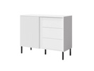 Komoda MIA 5, Komoda 100cm, Meble do Salonu MIA, MDF Biała