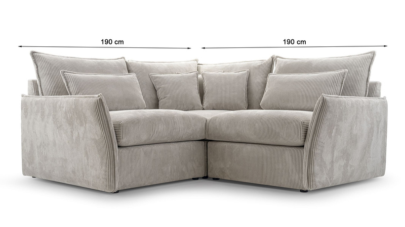 Narożnik ELDORADO 196 cm, Modułowy, Wygodny, Do Salonu, Rogówka