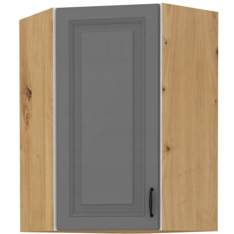 Szafka kuchenna górna STILO 60x60 GN-90 (45°) 1F DUSTGREY/DĄB ARTISAN