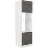 Szafka kuchenna LARA 60 DPM-210 2F BIAŁY/CAPPUCCINO POŁYSK
