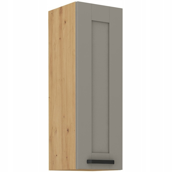 Szafka kuchenna górna LUNA 30 G-90 1F CLAY GREY / DĄB ARTISAN