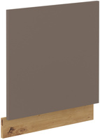 Front do zmywarki 60 cm z panelem sterującym z przodu ZM 570x596 TRUFFLE GREY, DĄB ARTISAN, Meble Kuchenne BOLONIA
