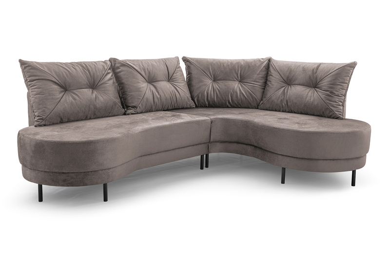 Nowoczesny Narożnik do salonu ABIBI 287 cm, Rogówka, Wygodny