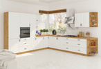Front do zmywarki STILO ZM 570x446 BIAŁY MAT/DĄB ARTISAN