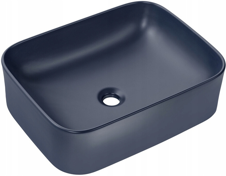 Umywalka nablatowa KAMA 61cm Granatowy Mat