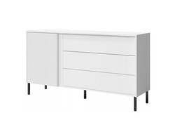 Komoda MIA 3, Komoda 145cm, Meble do Salonu MIA, MDF Biała