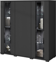 Komoda wysoka CARO 120cm Czarny